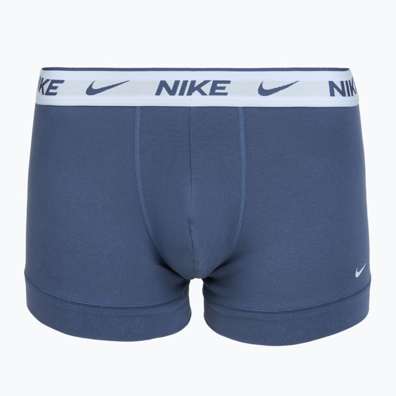 Boxeri pentru bărbați Nike Cotton Stretch Trunk 3 pairs mineral 2