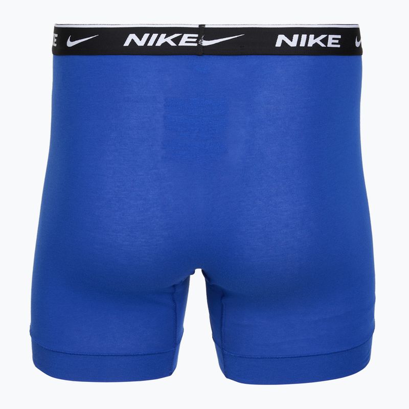 Boxeri pentru bărbați Nike Cotton Stretch Boxer Brief black/blue/navy 5