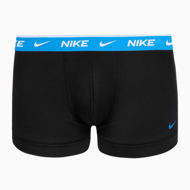 Boxeri pentru bărbați Nike Cotton Stretch Trunk 3 pack open black 2