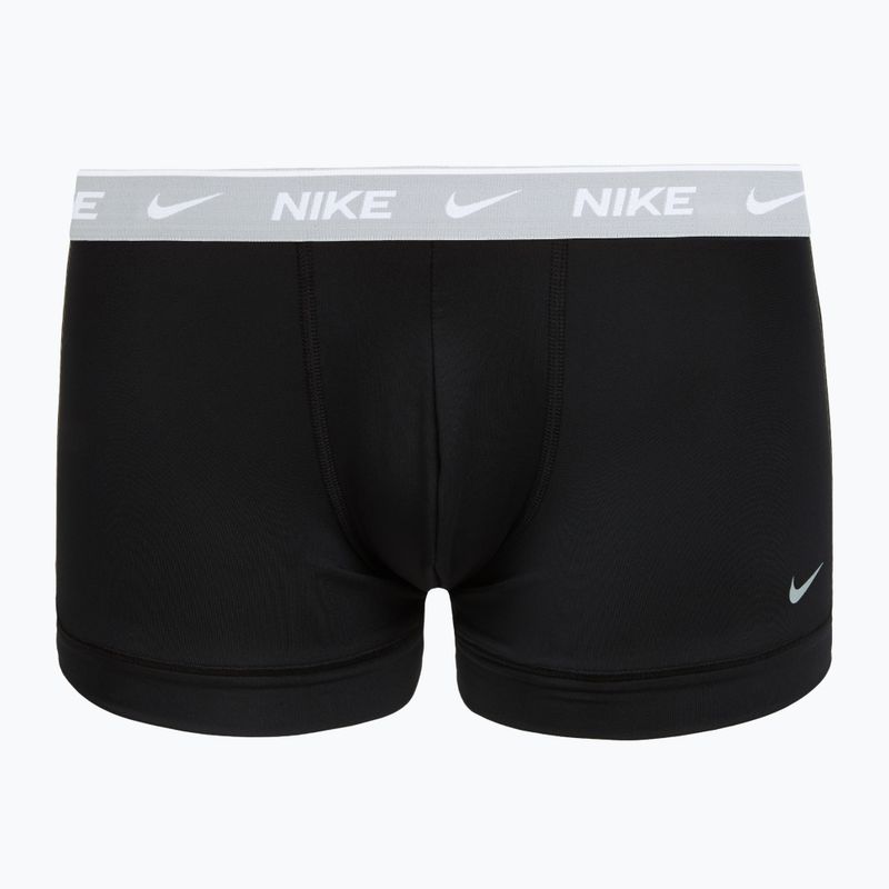 Boxeri pentru bărbați Nike Cotton Stretch Trunk 3 pack open black 5
