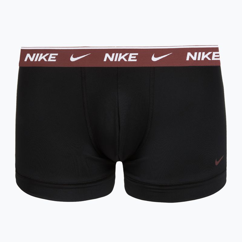 Boxeri pentru bărbați Nike Cotton Stretch Trunk 3 pack open black 6