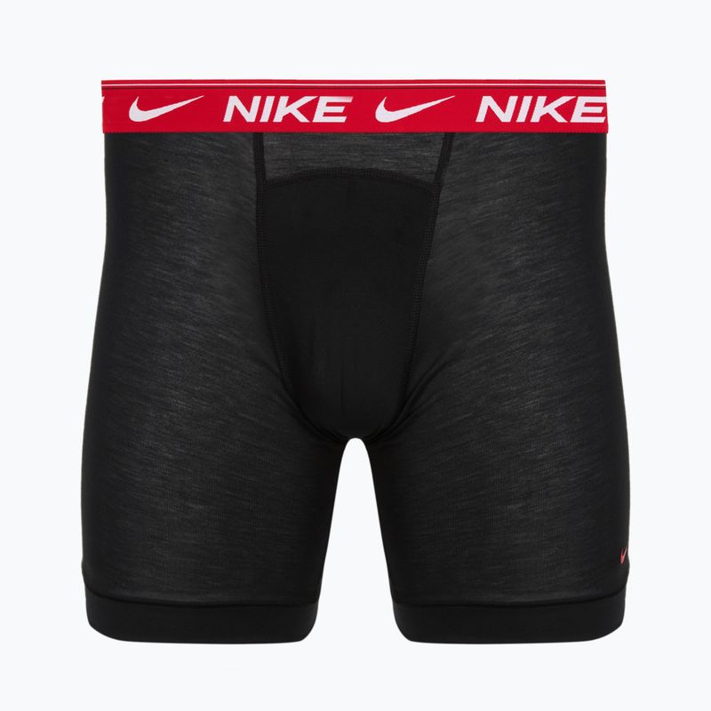 Boxeri pentru bărbați Nike Dri-FIT Ultra Comfort Long 3 pack gray 2