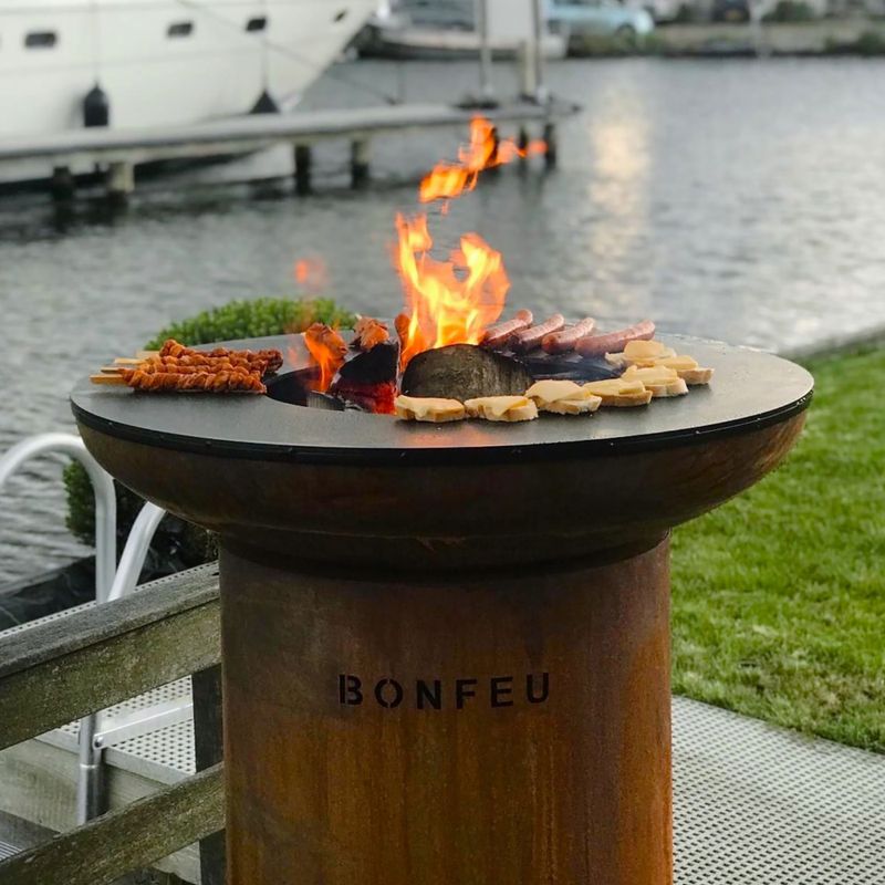 Vatră pentru foc de grădină BonFeu Bonbiza corten 10
