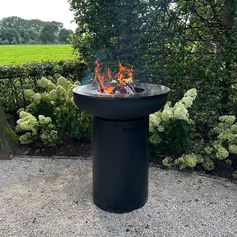 Vatră pentru foc de grădină BonFeu BonBiza black 6