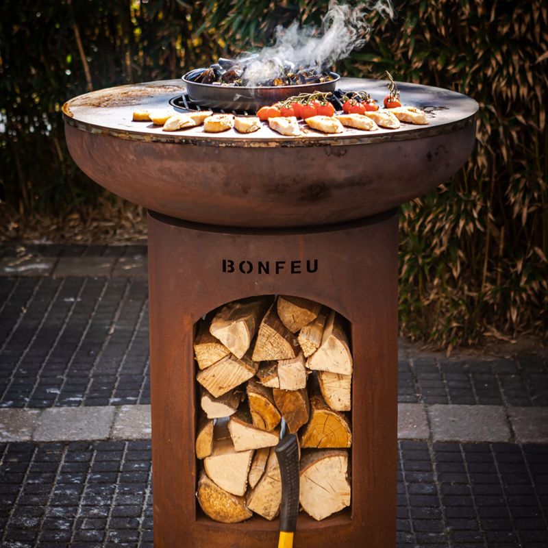 Vatră pentru foc de grădină BonFeu BonBiza corten 10