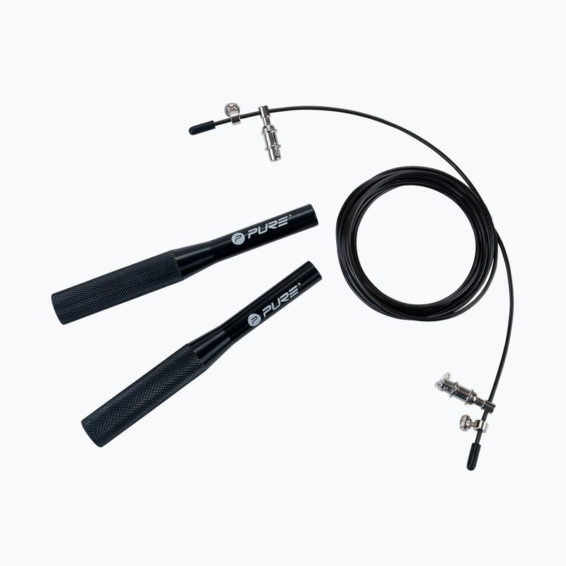 Pure2Improvează coarda de sărituri cu greutate Jump Rope 3W1 cu 3 frânghii colorate 2333 4