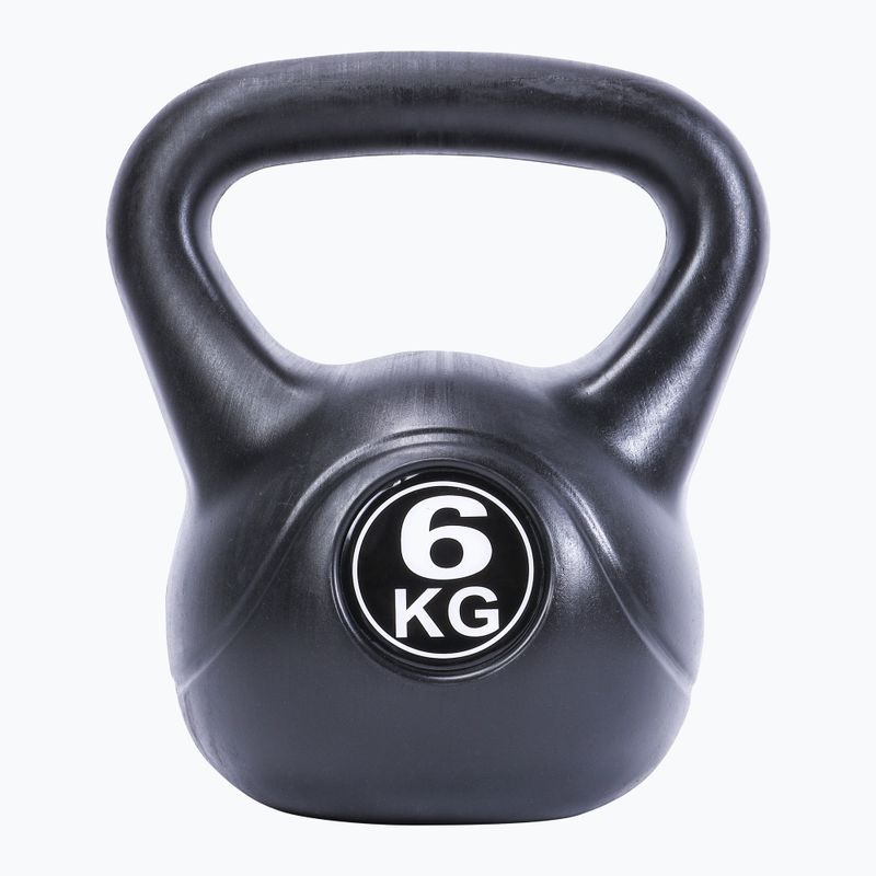 Kettlebell 6 kg Pure2Improve negru P2I202090