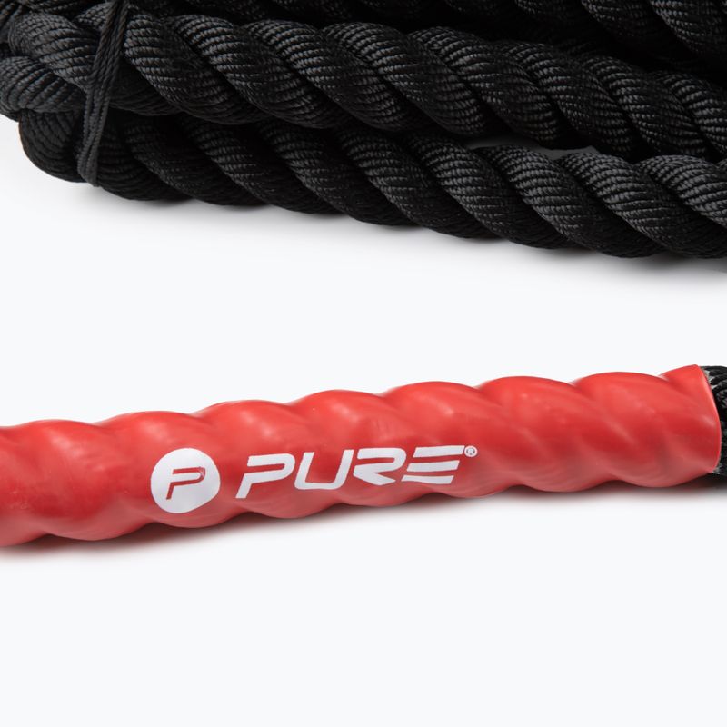 Pure2Improve Battle Rope 12 M negru P2I200810 3