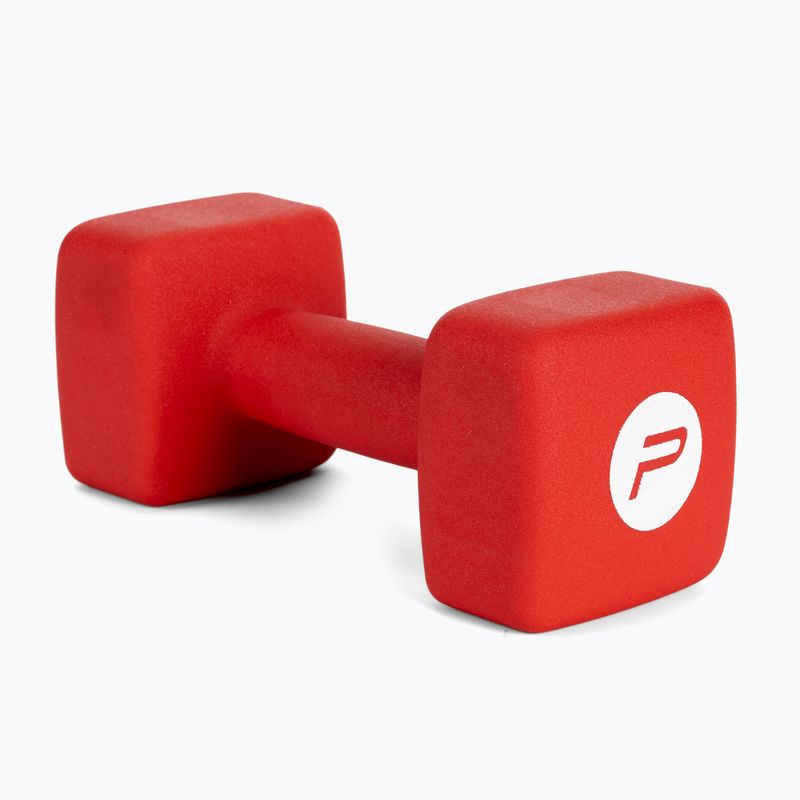 Halteră din neopren Pure2Improve 8 kg roșu P2I201450