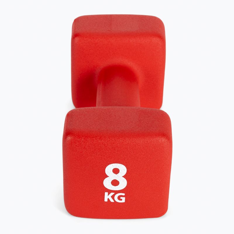 Halteră din neopren Pure2Improve 8 kg roșu P2I201450 3