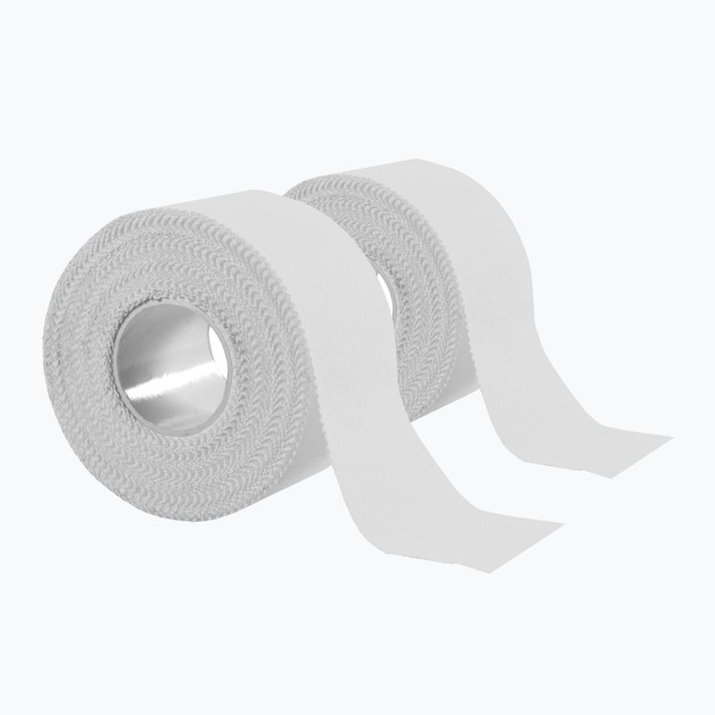 Banda de kinesiotaping Pure2Improve Sports Tape 2 buc. white