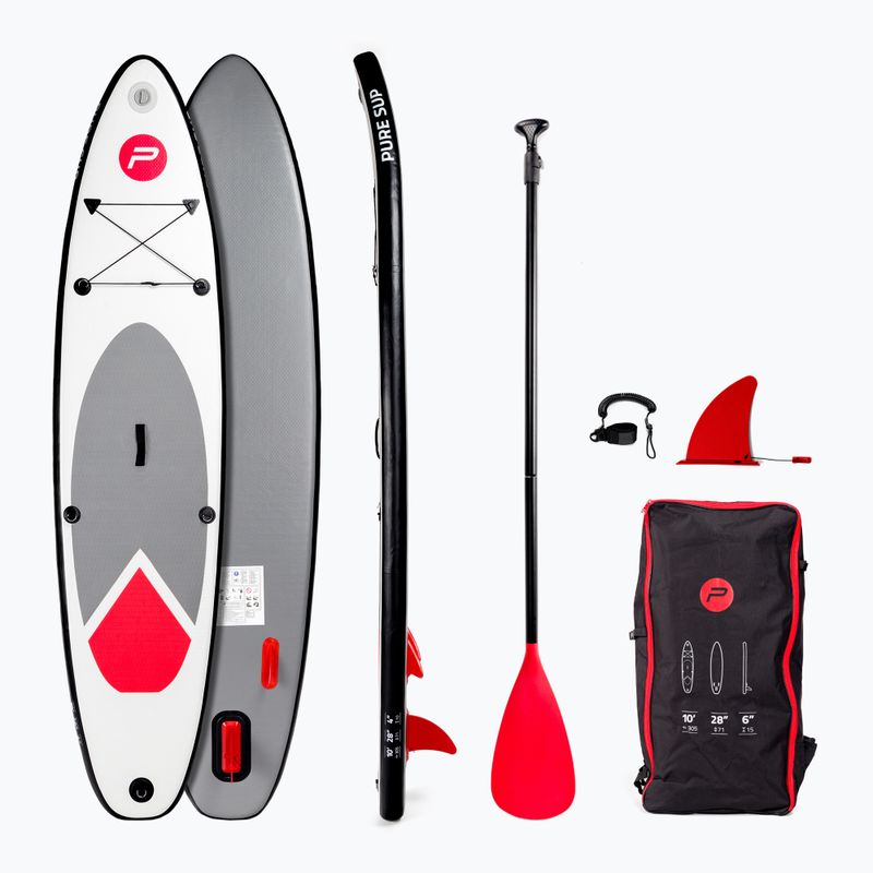 Placă SUP Pure4Fun Basic SUP 305 alb P4F950150