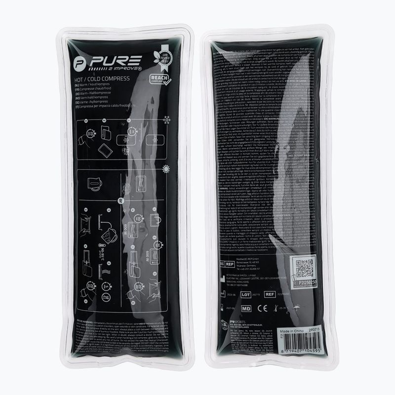 Compresă Pure2Improve Hot Cold Pack black