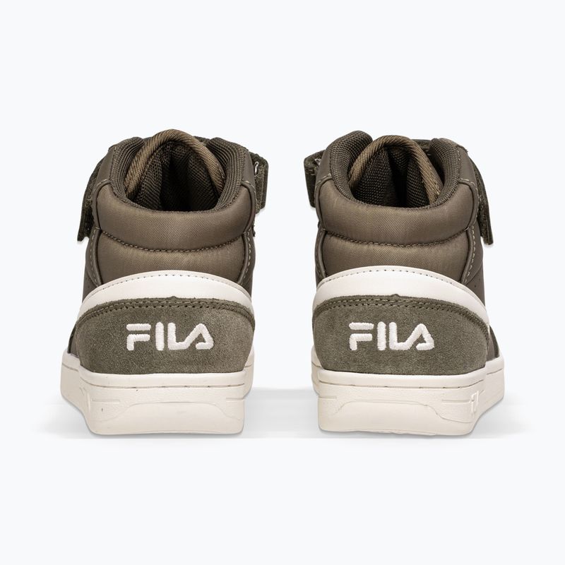 Încălțăminte pentru copii FILA Crew Velcro Mid olive night 3