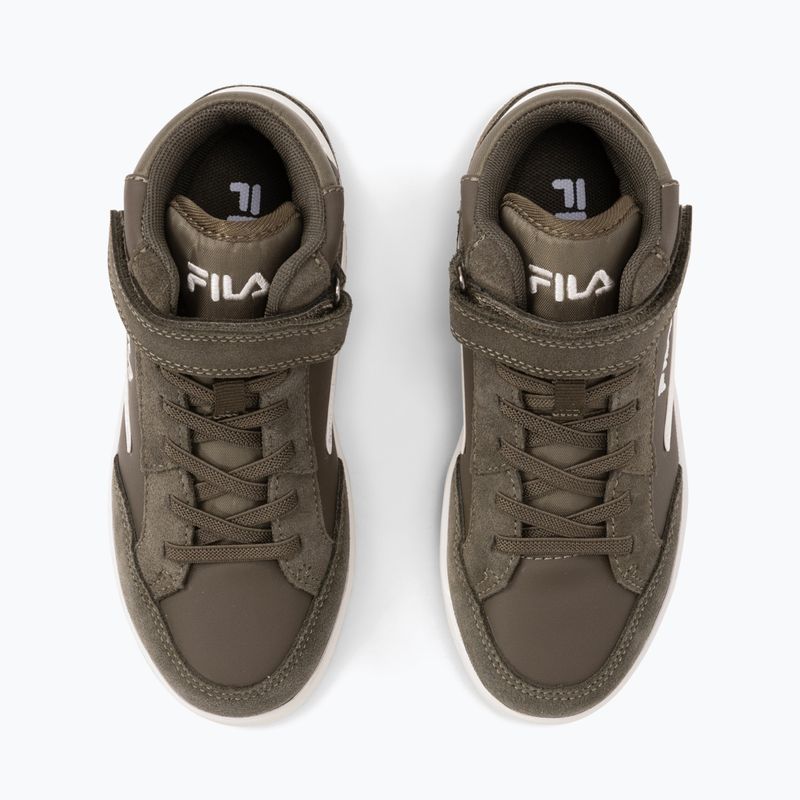 Încălțăminte pentru copii FILA Crew Velcro Mid olive night 4