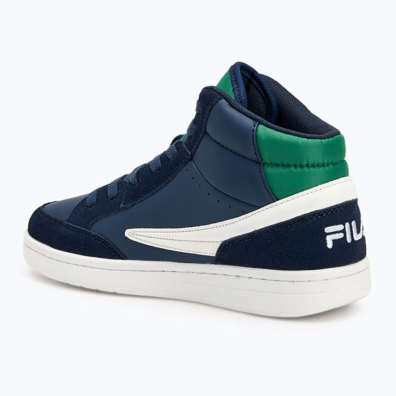 Încălțăminte pentru copii FILA Crew Mid fila navy/verdant green 3