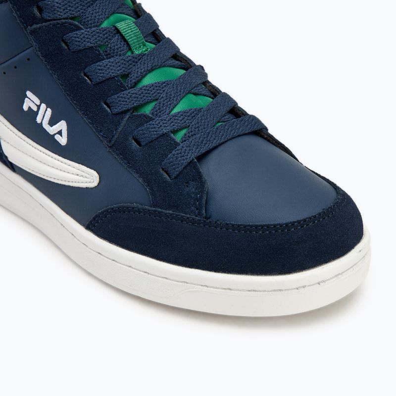 Încălțăminte pentru copii FILA Crew Mid fila navy/verdant green 7