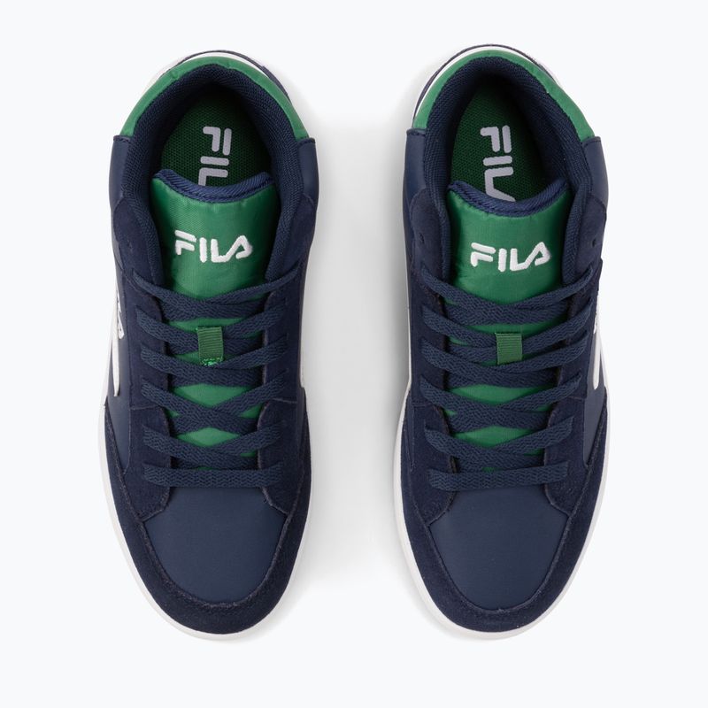 Încălțăminte pentru copii FILA Crew Mid fila navy/verdant green 11