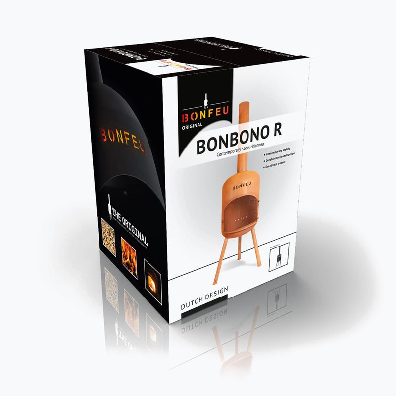 Șemineu de grădină BonFeu BonBono black 6