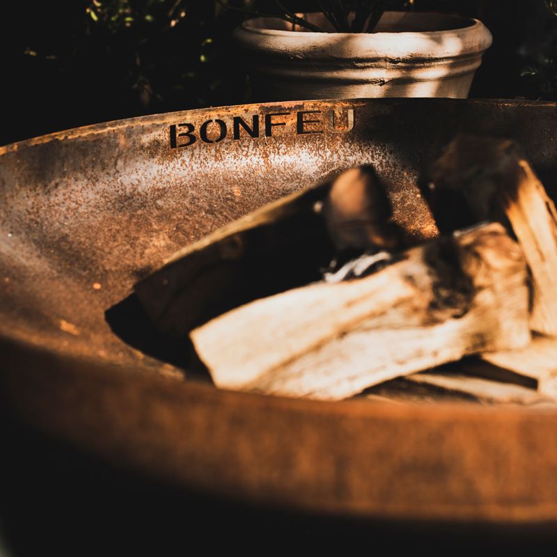 Vatră pentru foc de grădină BonFeu Bonbowl corten 7