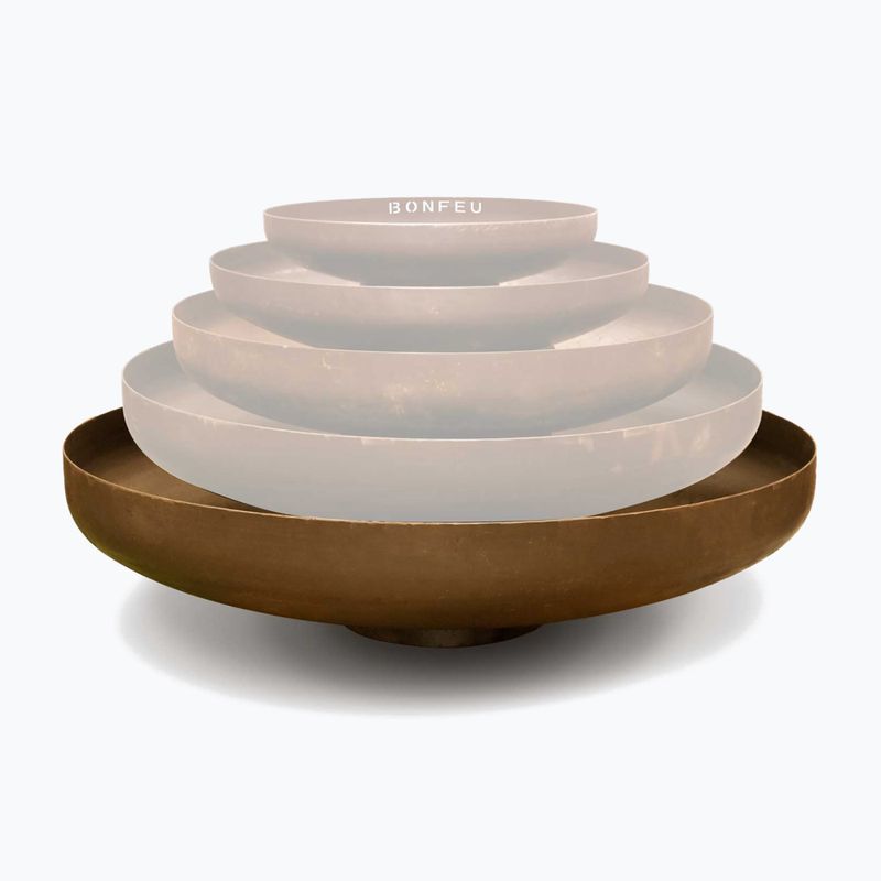 Vatră pentru foc de grădină BonFeu BonBowl corten 3
