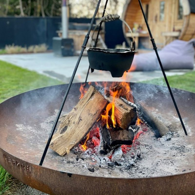 Vatră pentru foc de grădină BonFeu BonBowl corten 11