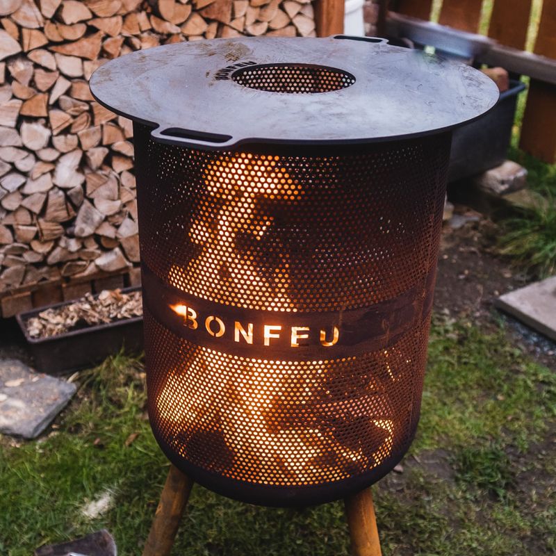 Vatră pentru foc de grădină BonFeu BonVes black 8