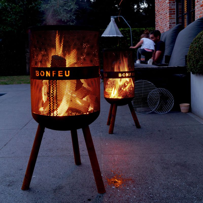 Vatră pentru foc de grădină BonFeu BonVes black 11