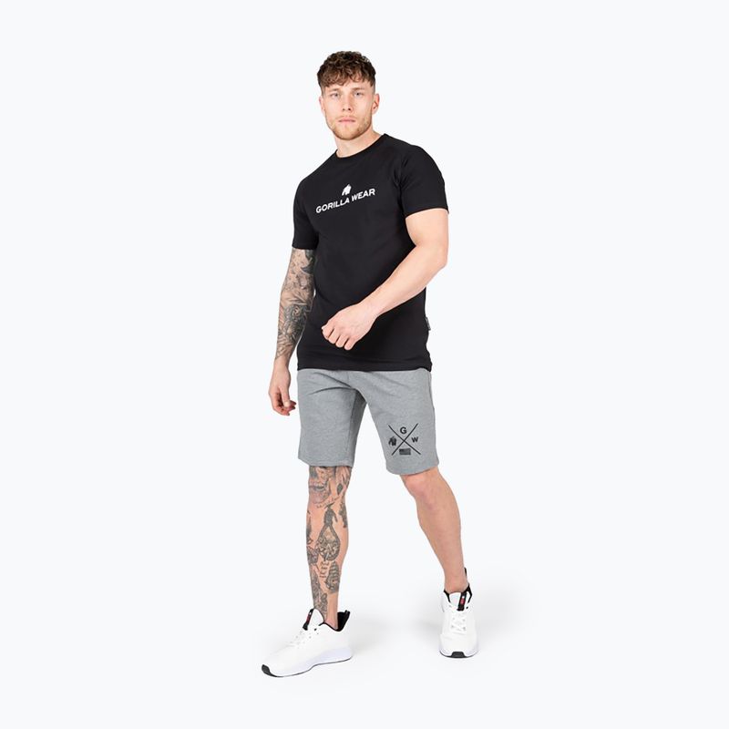 Tricou de antrenament pentru bărbați Gorilla Wear Davis black 2