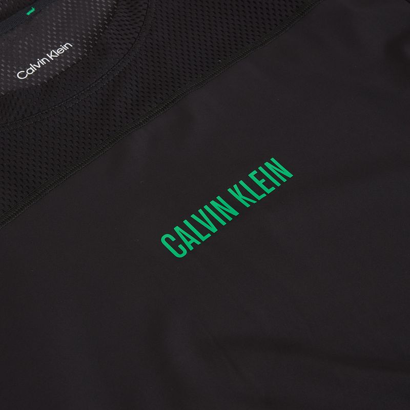 Tricou pentru bărbați  Calvin Klein LVGMS5K188 Baselayer black/blosson green logo 3