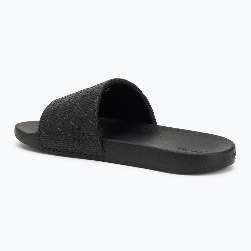 Papuci pentru bărbați Calvin Klein HM0HM01968 Pool Slide Mono Triple Black 3