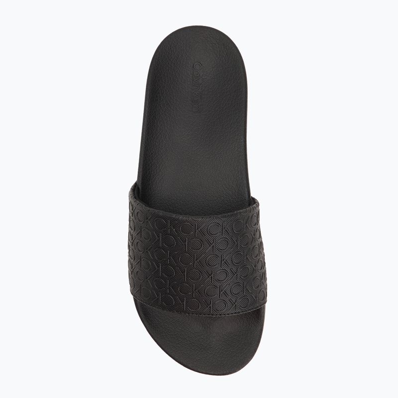 Papuci pentru bărbați Calvin Klein HM0HM01968 Pool Slide Mono Triple Black 5