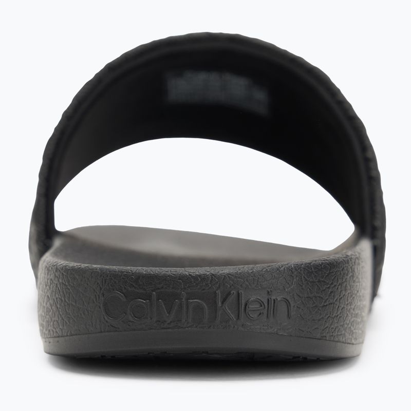 Papuci pentru bărbați Calvin Klein HM0HM01968 Pool Slide Mono Triple Black 6