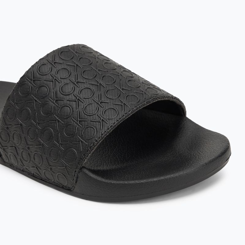 Papuci pentru bărbați Calvin Klein HM0HM01968 Pool Slide Mono Triple Black 7