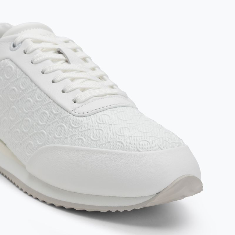 Încălțăminte pentru femei Calvin Klein HW0HW02574 Runner Lace Up Mono Pu Triple Bright White 7