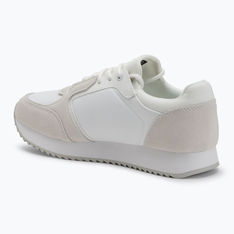 Încălțăminte pentru femei Calvin Klein YW0YW01644 Runner Laceup Sock Mg Nylon Mix Bright White/Black 3