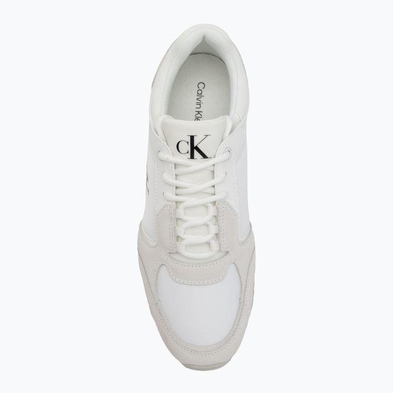 Încălțăminte pentru femei Calvin Klein YW0YW01644 Runner Laceup Sock Mg Nylon Mix Bright White/Black 5