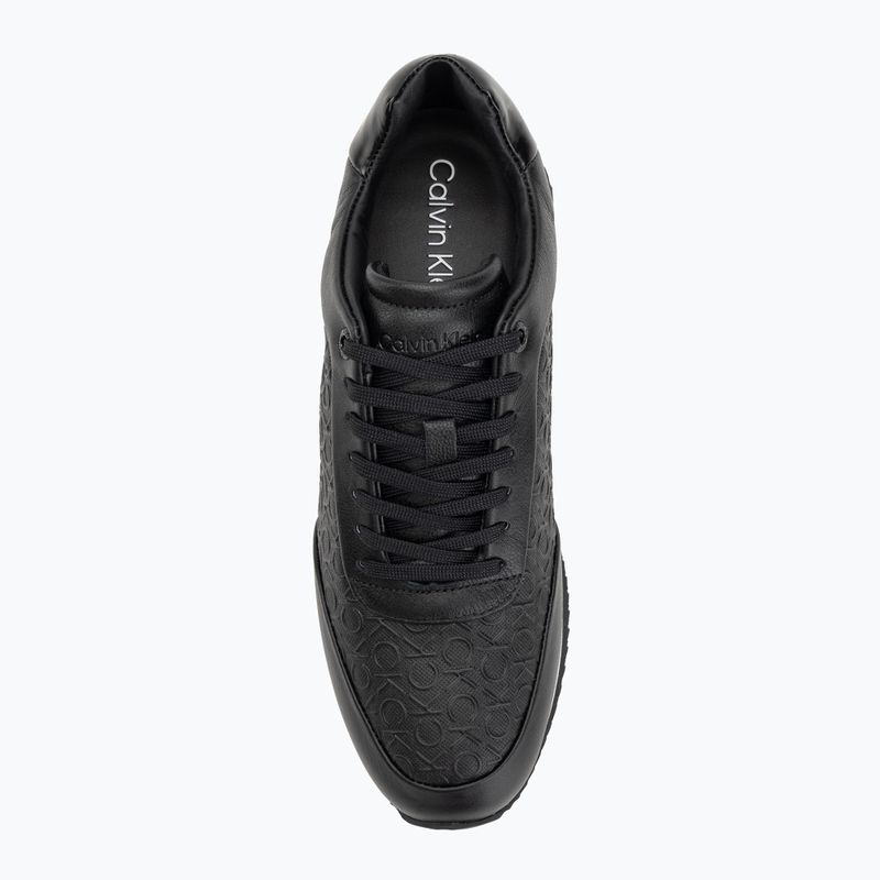 Încălțăminte pentru femei Calvin Klein HW0HW02574 Runner Lace Up Mono Pu Triple Bright White 5