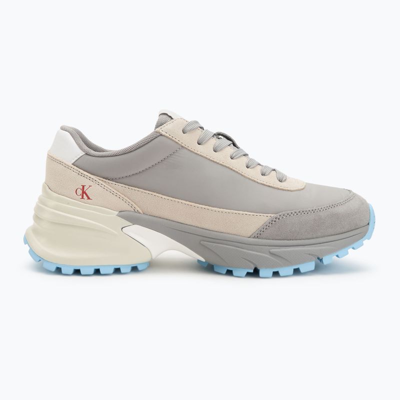 Încălțăminte pentru femei Calvin Klein YW0YW01852 Hike Runner Mg Nylon Mix formal gray/eggsshell creamy/white 2