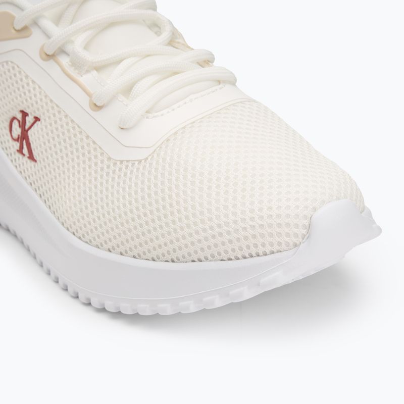 Încălțăminte pentru femei Calvin Klein YW0YW01851 Eva Runner L-Up Mix Mesh Logo Ck bright white/black 7