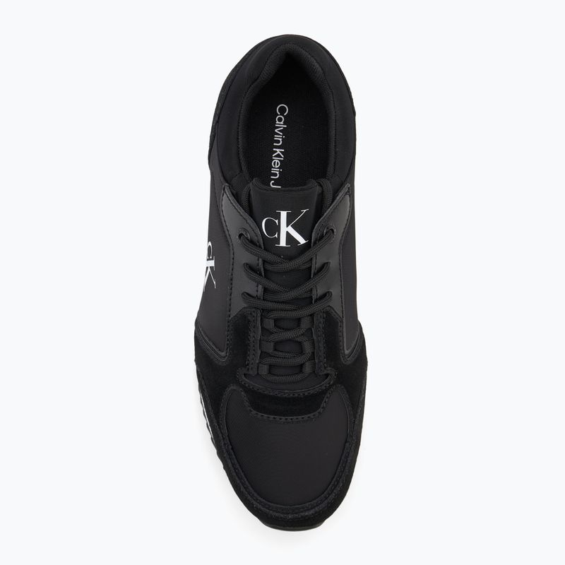 Încălțăminte pentru femei Calvin Klein YW0YW01644 Runner Laceup Sock Mg Nylon Mix black 5