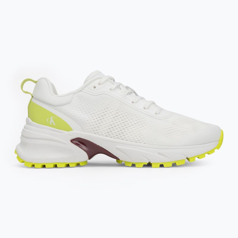 Încălțăminte pentru femei Calvin Klein YW0YW01856 Hike Runner Mg Tech Knit bright white wild lime/andora 2
