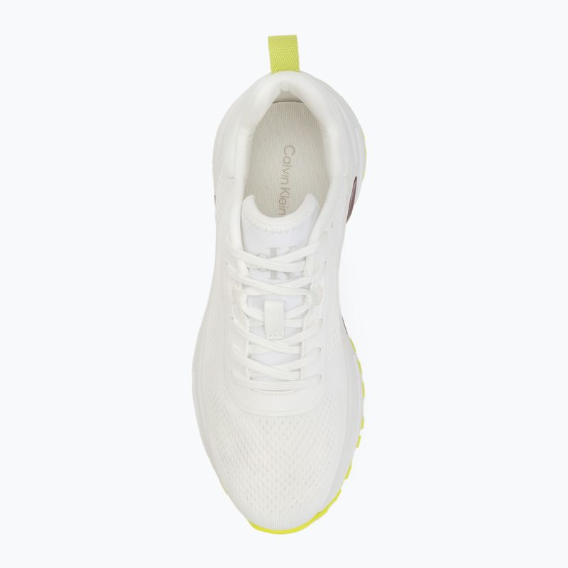 Încălțăminte pentru femei Calvin Klein YW0YW01856 Hike Runner Mg Tech Knit bright white wild lime/andora 5