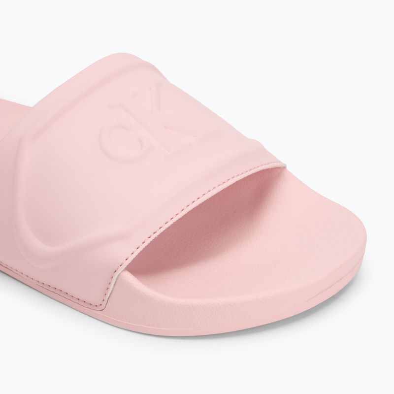 Papuci pentru femei Calvin Klein YW0YW01879 Pu Hf Mg sweet pink 7