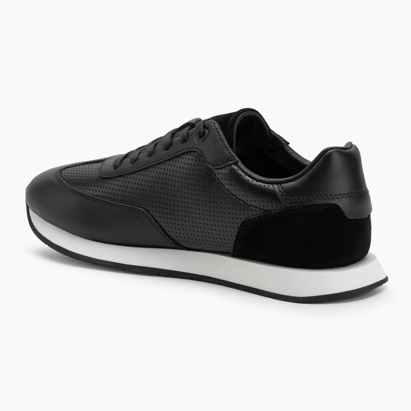 Încălțăminte pentru bărbați Calvin Klein HM0HM01871 Low Prof Runn Laceup Perf Lth Black/Bright White 3