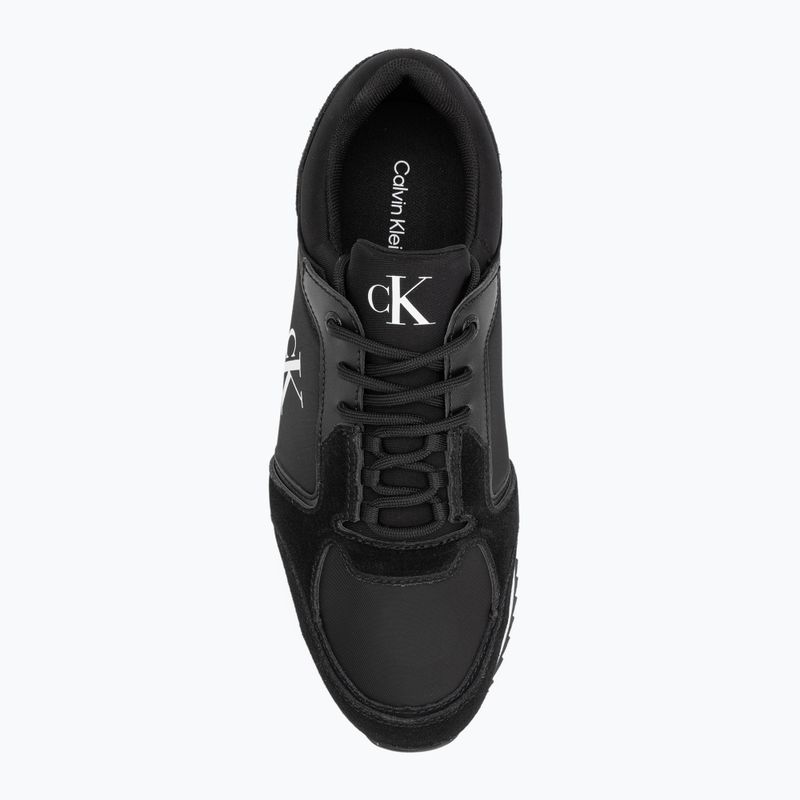 Încălțăminte pentru bărbați Calvin Klein YM0YM01326 Retro Runner Sock Lace Up Ny-Su Calvin Navy/Bright White/Gum 5