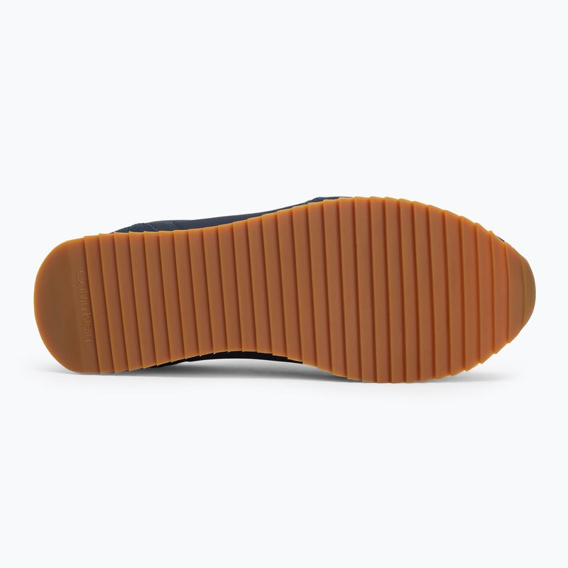 Încălțăminte pentru bărbați Calvin Klein YM0YM01326 Retro Runner Sock Lace Up Ny-Su Calvin Navy/Bright White/Gum 4