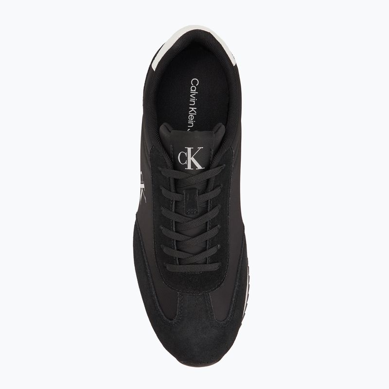 Încălțăminte pentru bărbați Calvin Klein YM0YM01325 Retro Runner Lace Up Ny-Su Black/Bright White 5