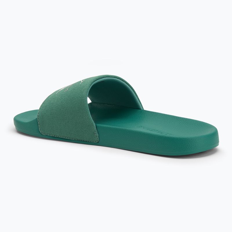 Papuci pentru bărbați Calvin Klein YM0YM01367 Monologo CV Wild Green 3