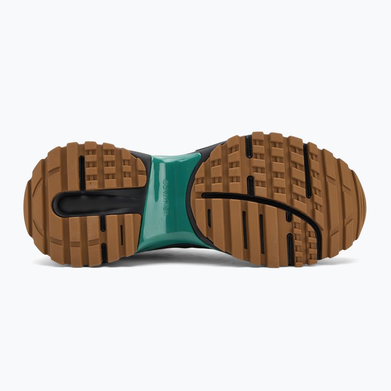 Încălțăminte pentru bărbați Calvin Klein YM0YM01284 Hike Runner Tech Knit Ck Black/Grain Brown/Wild Green 4
